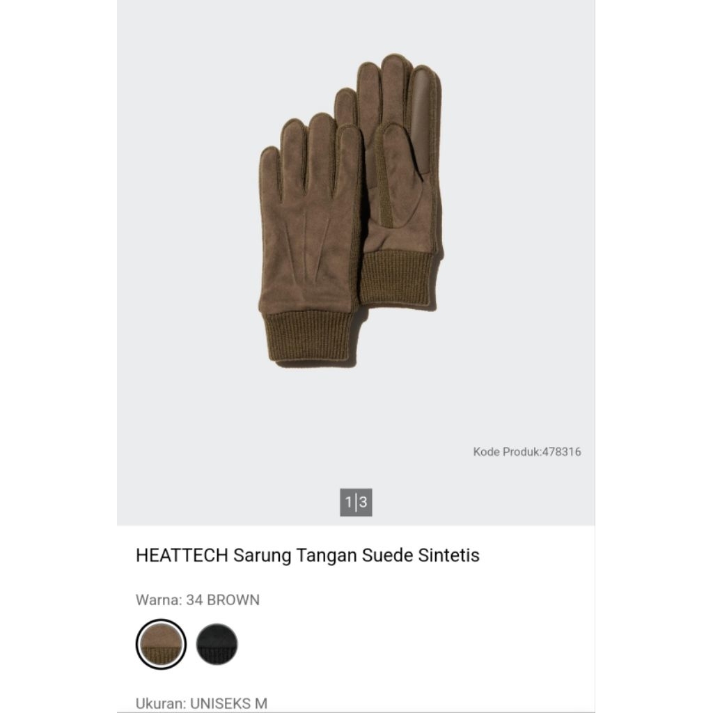 Undertag Price Uniqlo Heattech Sarung Tangan Suede Sarung Tangan Musim Dingin Sarung Tangan Uniqlo U