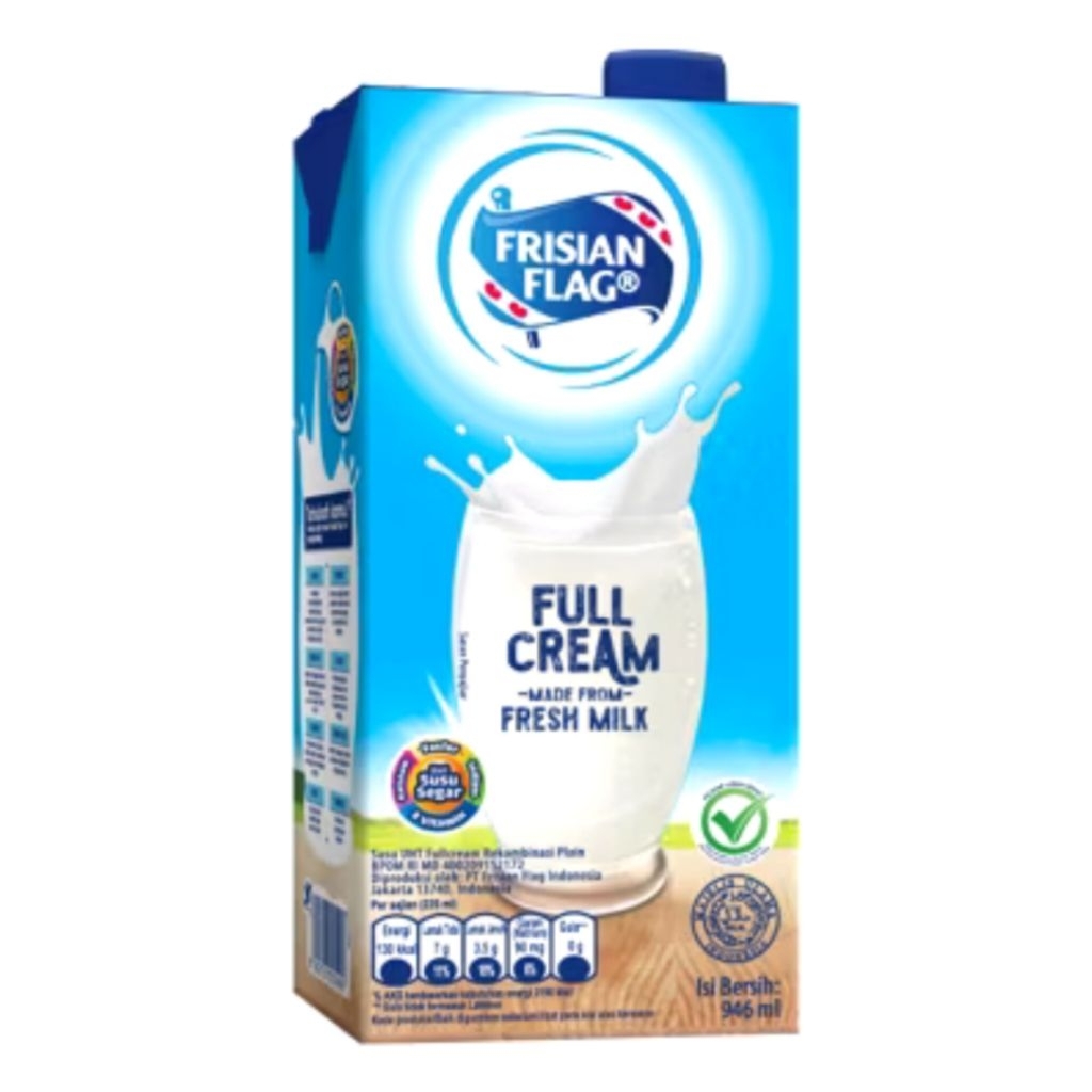 Frisian Flag Full cream / coconut delight susu UHT 940ml 1 liter