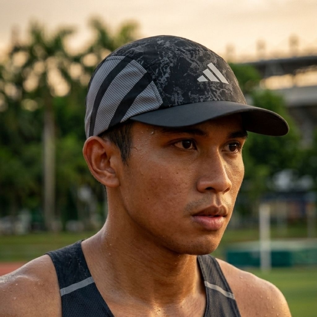Sale topi adidas' headwear 3P G clima running cap unisex original topi lari pria wanita