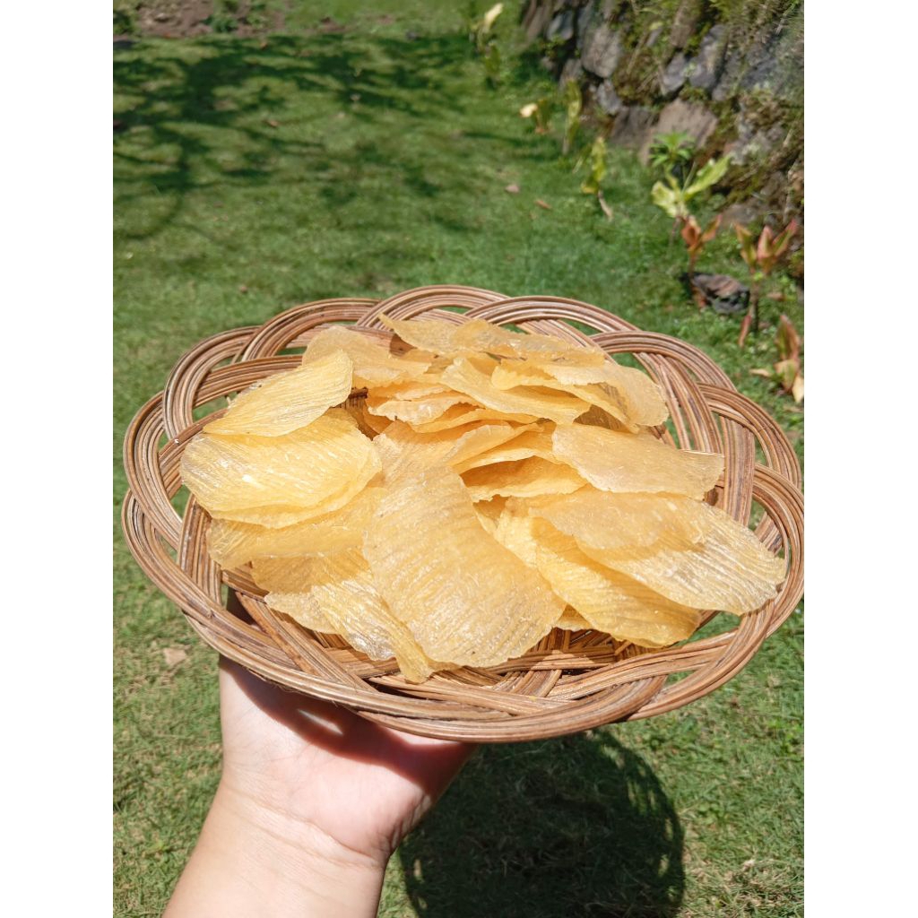 Kicimpring/kerupuk singkong mini 250gram isi 34
