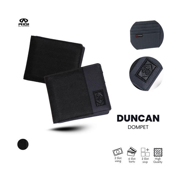 Dompet RIGI  DUNCAN Wallet Dompet Lipat Pria Kanvas