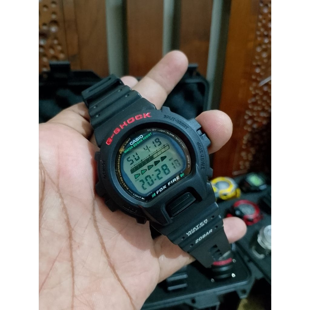 Casio G-Shock DW6630B Fox Fire American Sniper Shock Resist Water Resistance Vintage Second Original