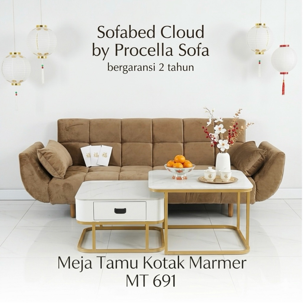 Sofabed Procella Cloud Sofa Bed Procella Sofa Kursi Tamu Procella Kursi Tamu Lipat Sofa Relax