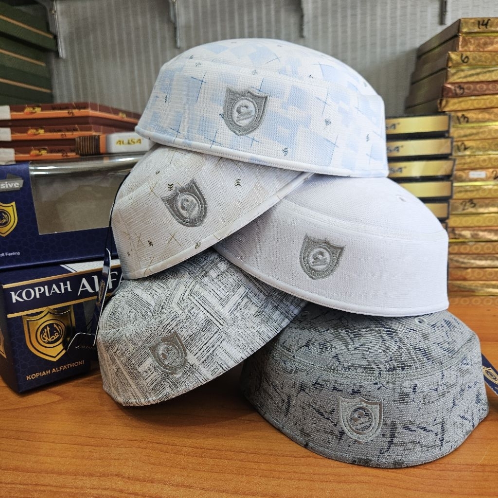 NEW A7 Al fathoni limited edition kopiah malaysia original A7 ALFATHONI PREMIUM QUALITY logo mewah h