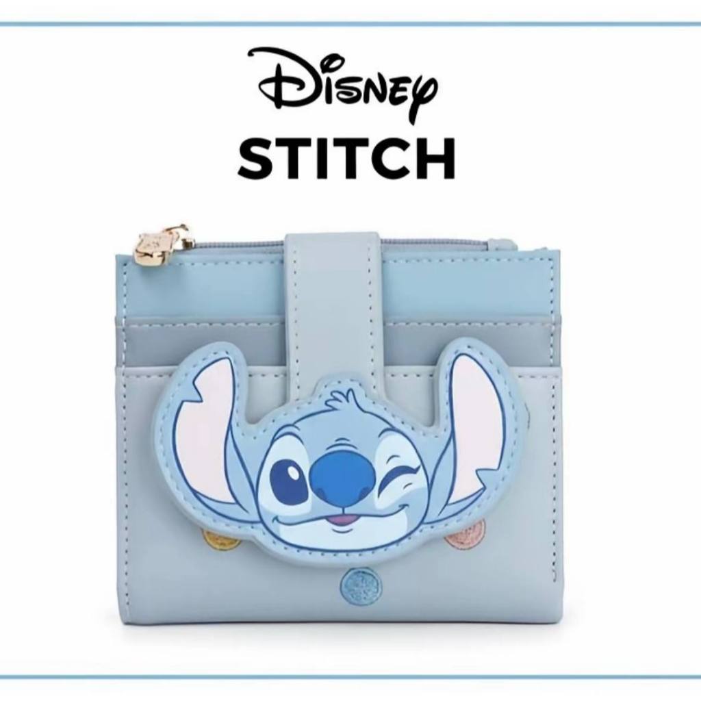 Dompet Lipat Mini Wanita - Stitch Original Disney