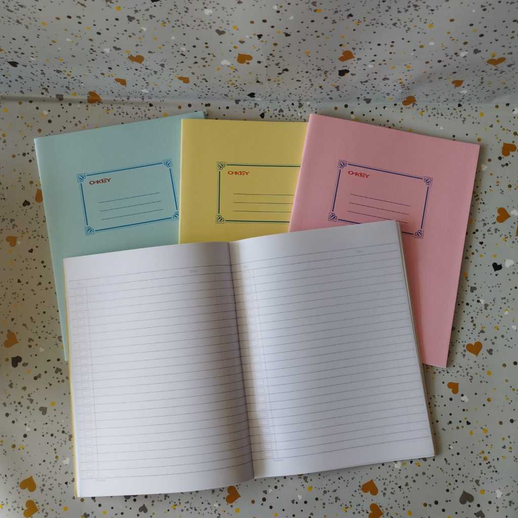 Okey Buku Tulis | Notebook Okey | Buku Tulis Okey Polos 38 Lestari Stationery