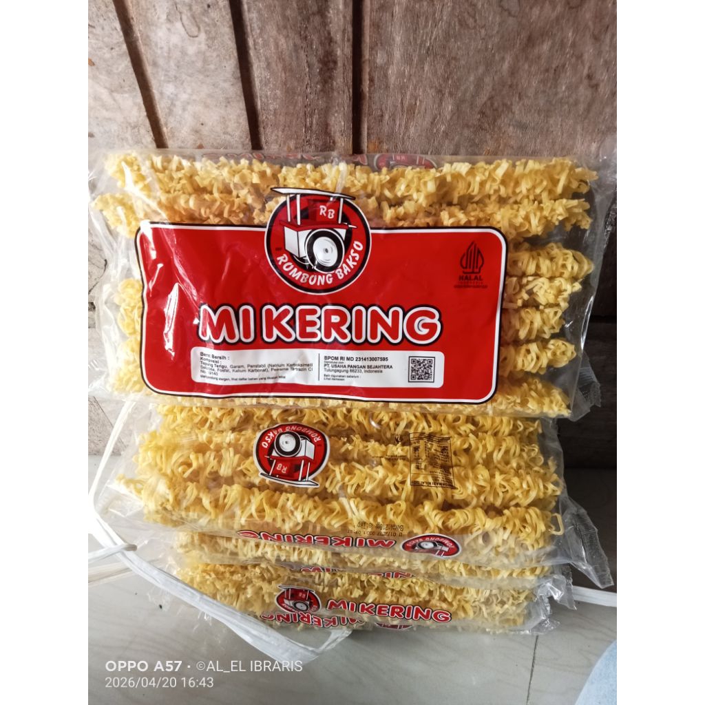 Mie Kering Cap Rombong Bakso