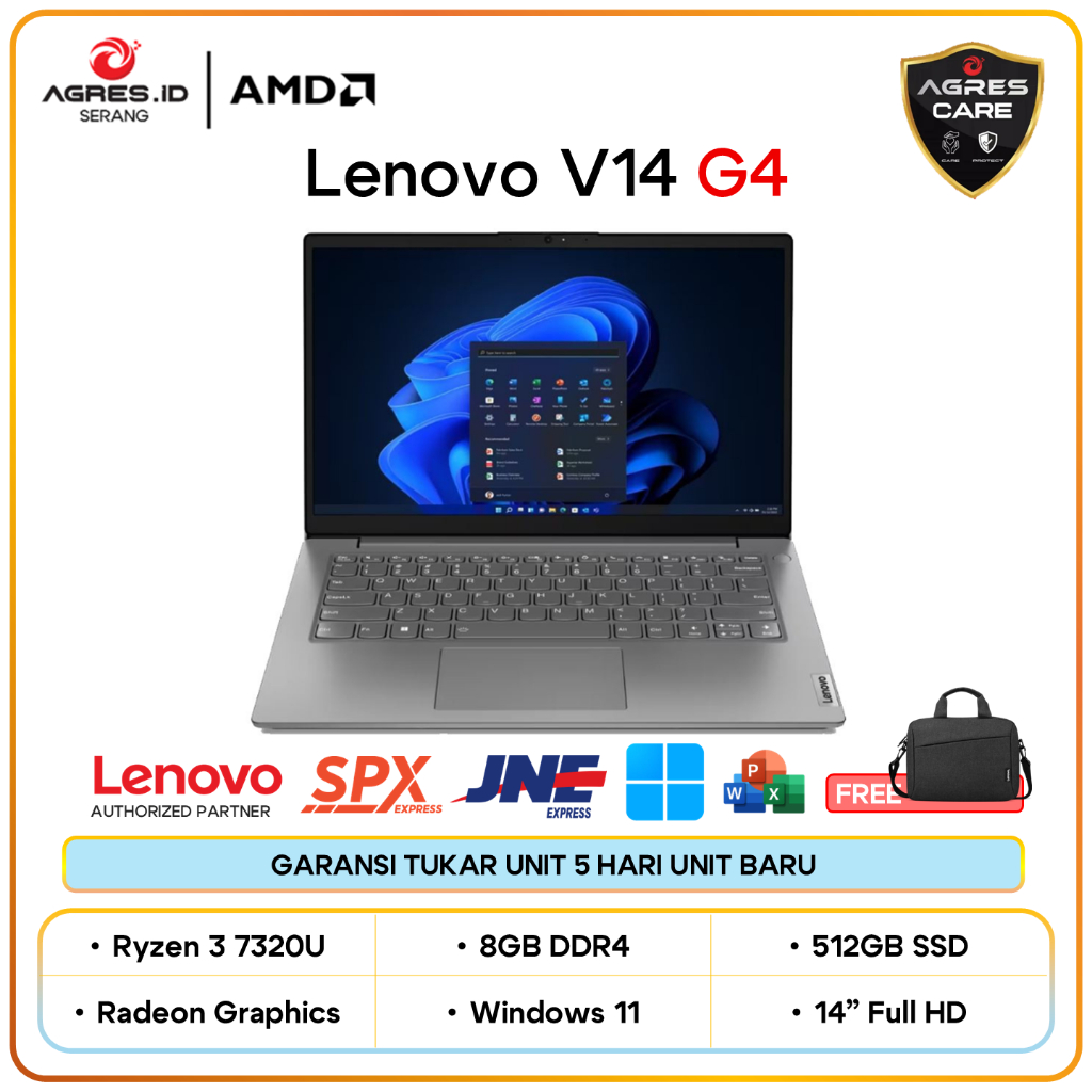 Lenovo V14 G4 Ryzen 3 7320 8GB 256GB Windows11 14.0FHD