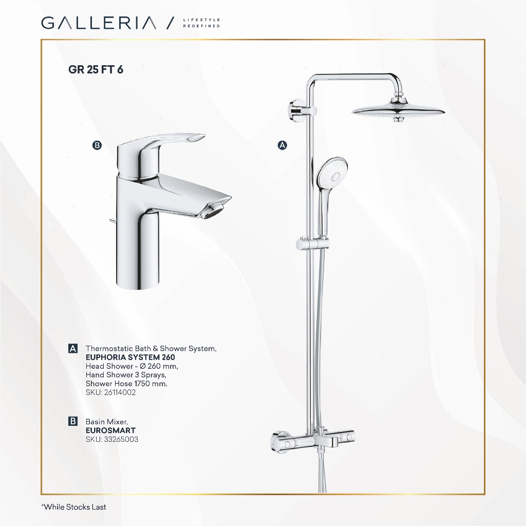 Grohe Fittings Package 7 / Grohe Paket Shower
