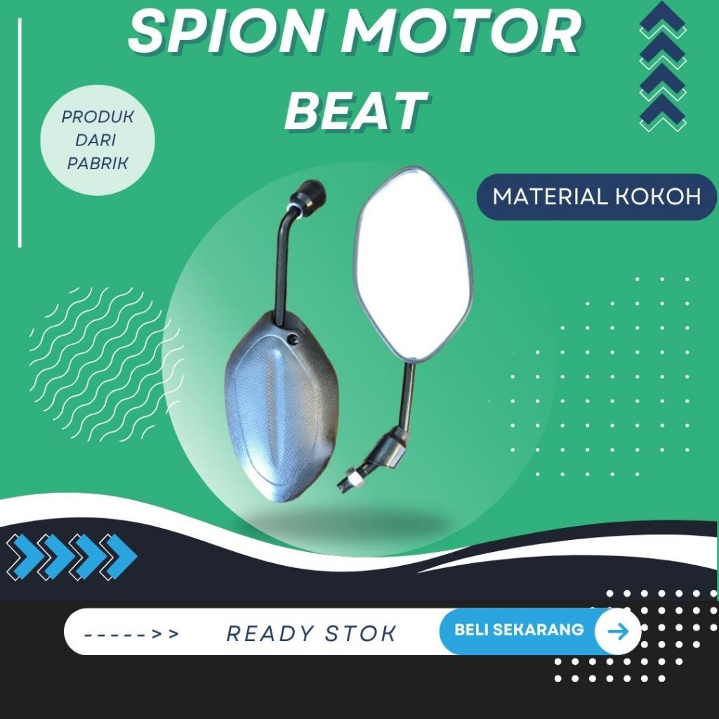 Spion Honda Beat 1 Set Sepasang Kanan Dan Kiri + Baut Mur