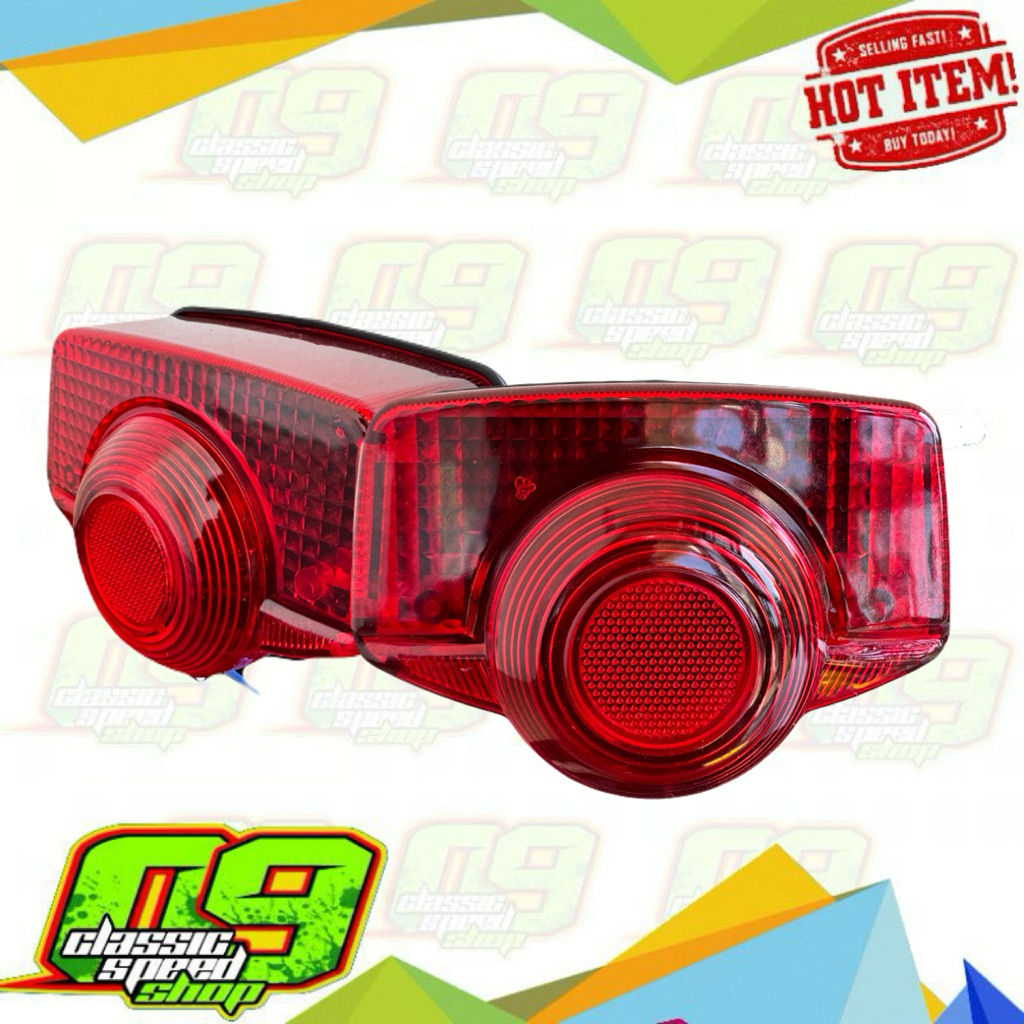 LAMPU STOP STOPLAMP  BELAKANG CB 100 S90 CB125 C90 IMPORT KUALITAS MIRIP ORI