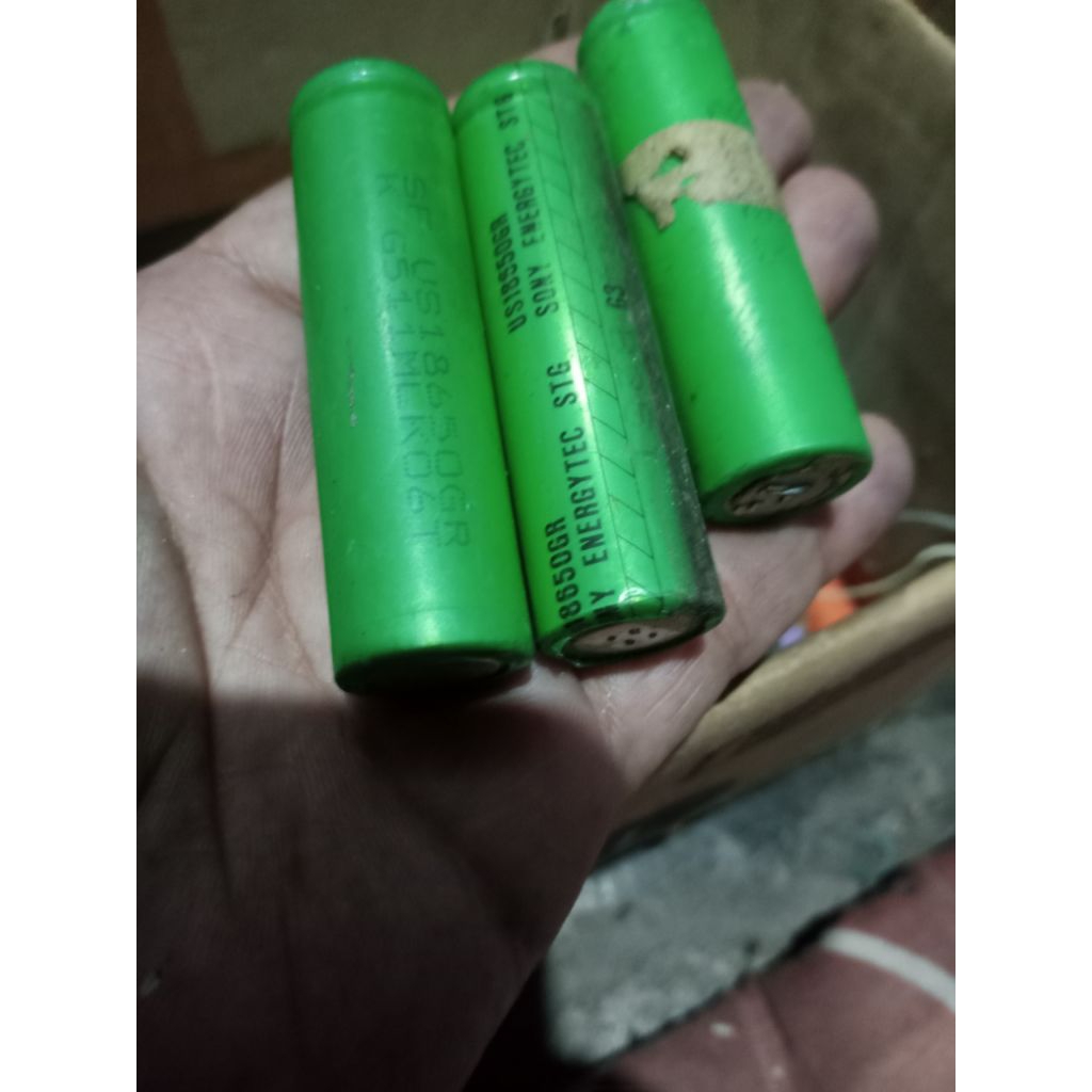 Baterai batre 18650 SONY vtc6 bekas normal siap pakai