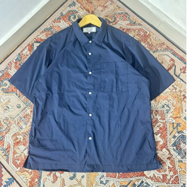 KEMEJA PENDEK TIMBRE POSTE NAVY