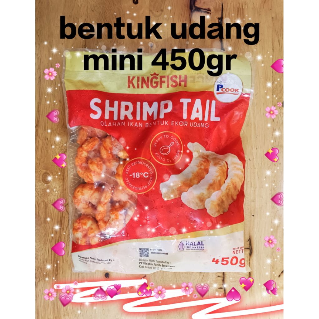 EKOR UDANG 450GR KINGFISH/ OLAHAN IKAN BENTUK UDANG