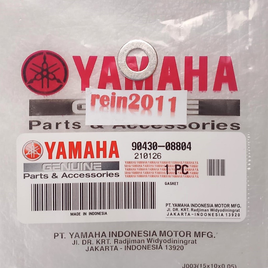 RING BAUT OLI GARDAN FAZZIO GRAND FILANO GEAR 125 FREEGO NEW NMAX NEW AEROX ASLI ORI YAMAHA 90430 08