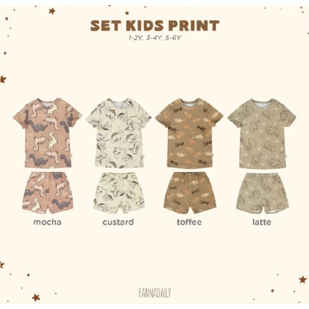 BOHOPANNA | BOHOPANNA P SET KIDS PRINT | BOHO MURAH | SETELAN ANAK COWOK | PANNA DAILY