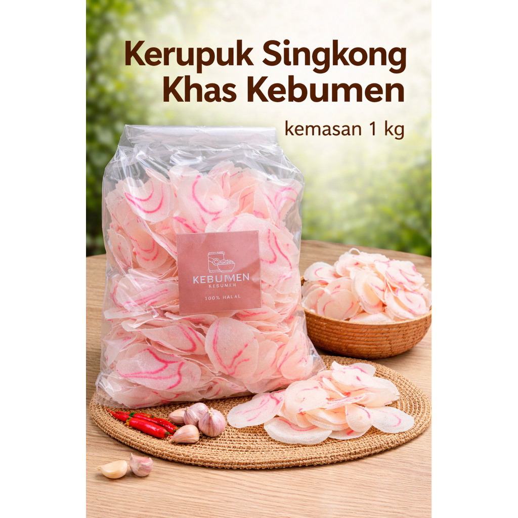 KERUPUK SAMIER/KERUPUK SINGKONG MENTAH/KERUPUK MERAH PUTIH/OPAK SADARIAH/KERUPUK MENTAH