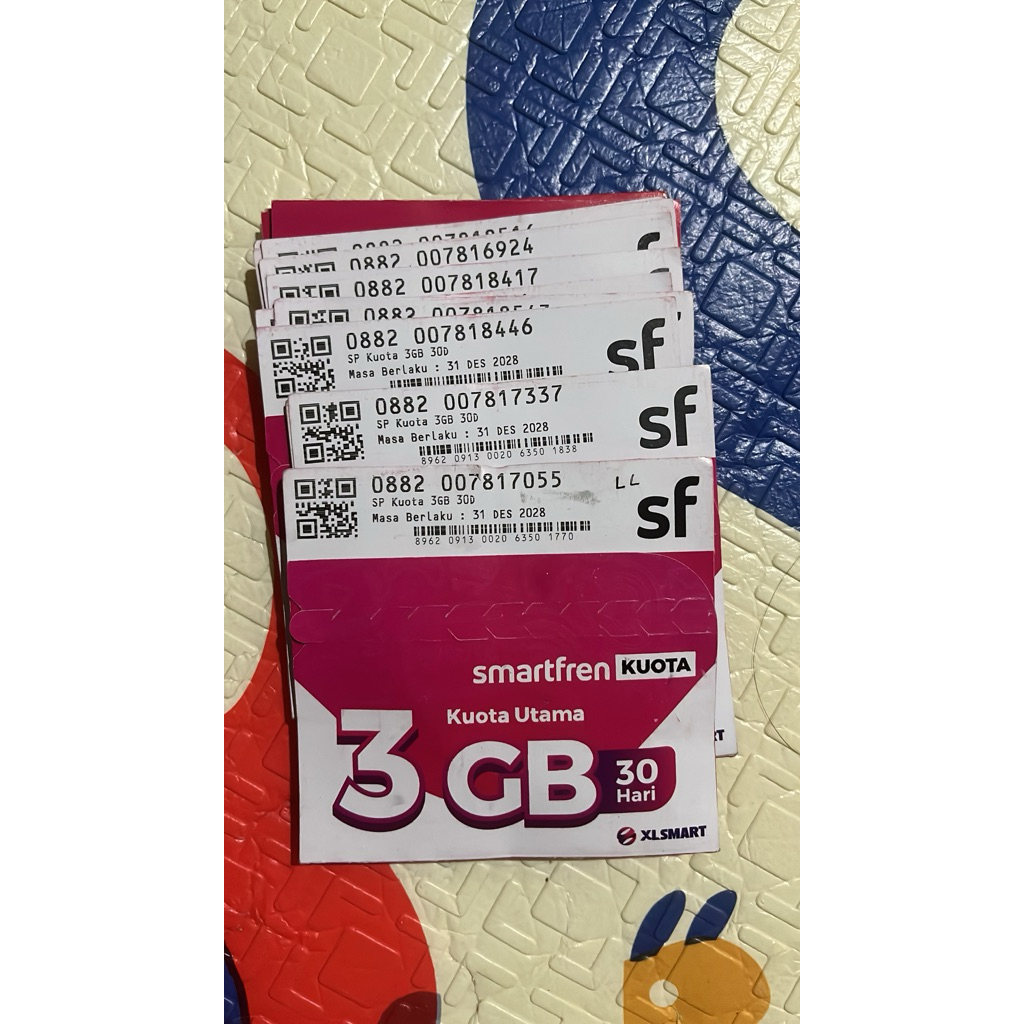 Voucher Data Smartfren 3GB 30 Hari - 4G Nasional, Tanpa Pembagian Kuota