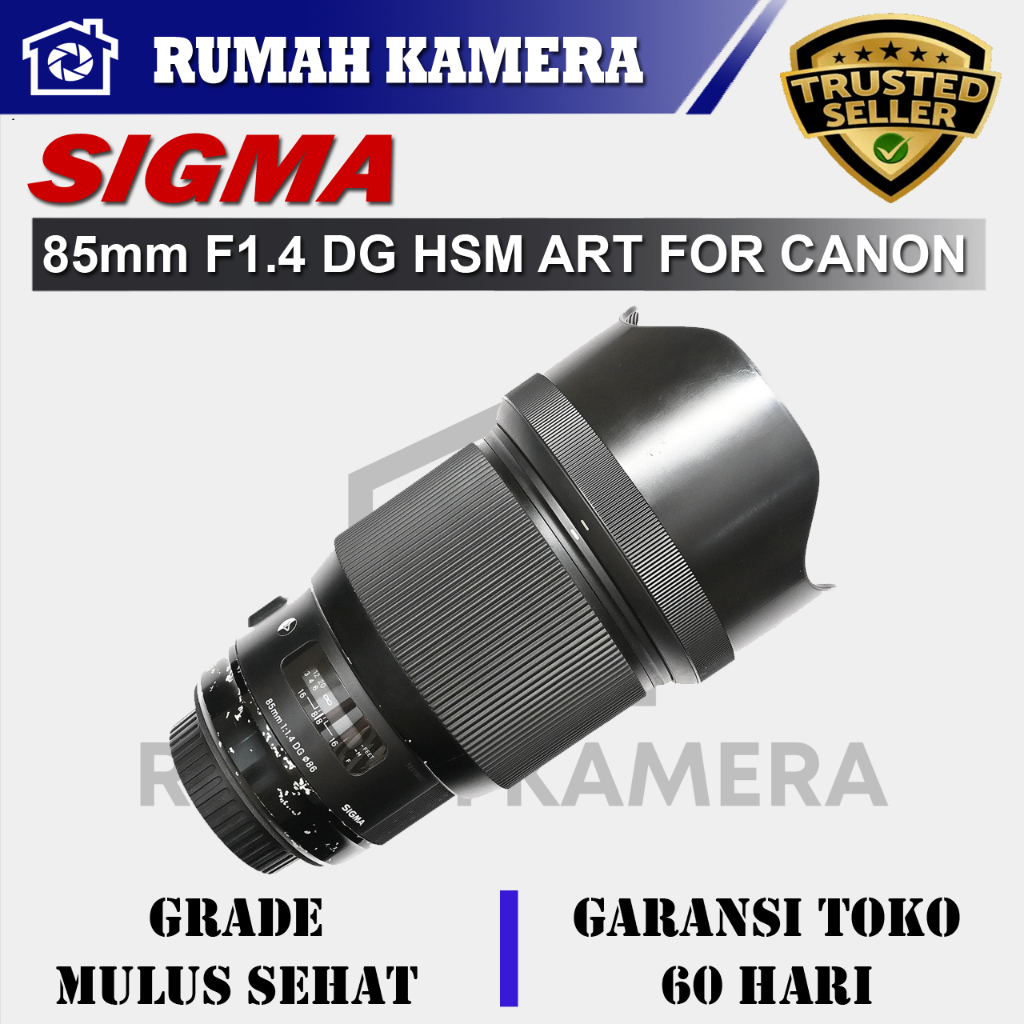 Lensa Sigma 85mm F1.4 DG HSM ART For Kamera Canon DSLR