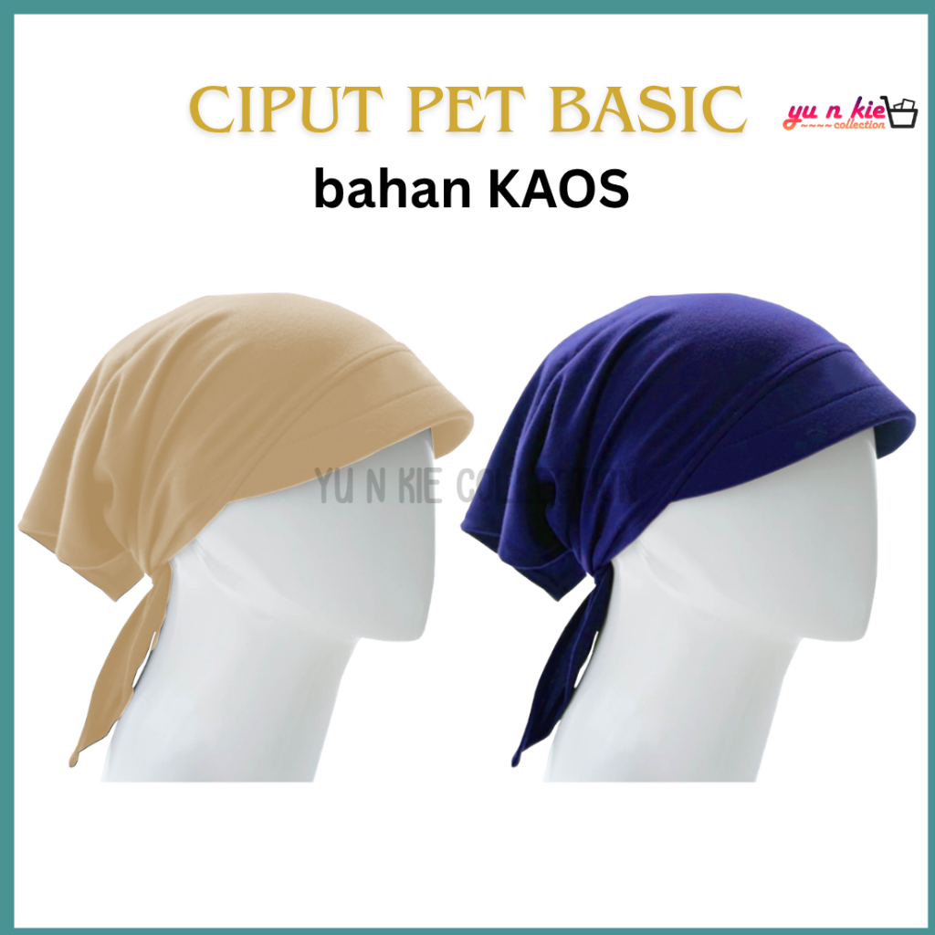 Ciput Pet Tali dalaman kerudung tali belakang  bahan kaos Daleman Hijab Ciput pet clasik Dewasa Dala