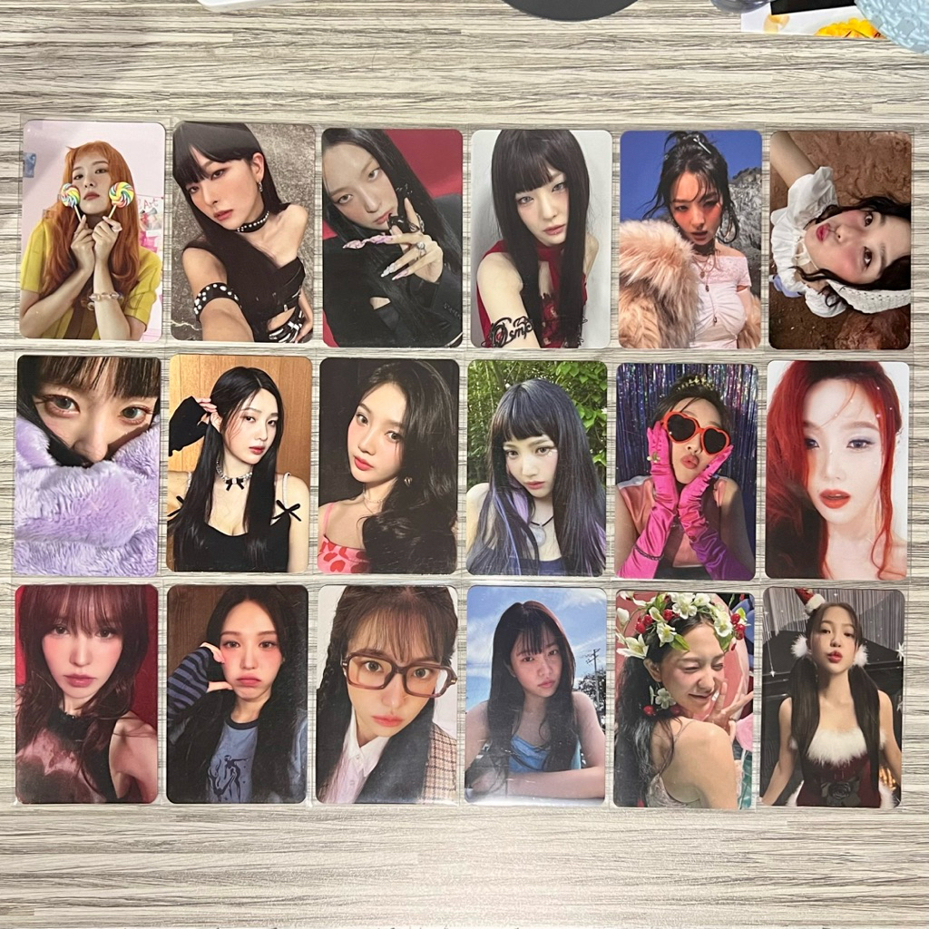 Official PC / Photocard RED VELVET Irene Seulgi Wendy Joy Yeri