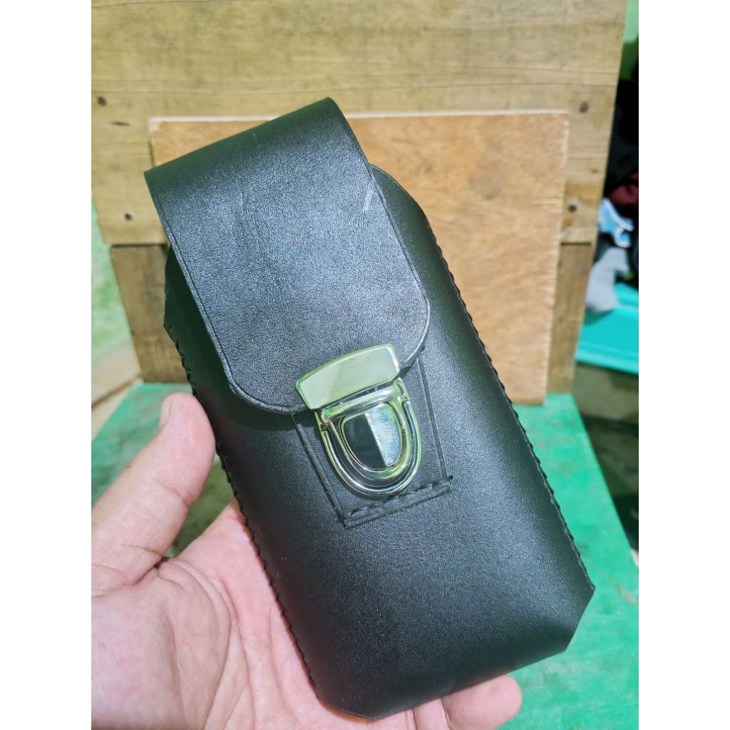 sarung hp android kulit asli/dompet pinggang hp kulit asli