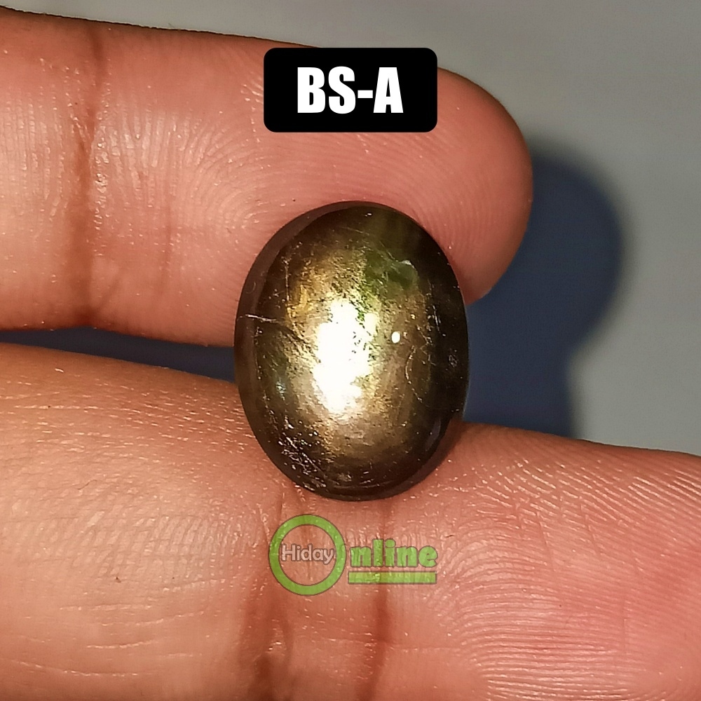 [REAL PICT] NATURAL BLACK SAFIR STAR BANGSING 6 RAY TAJAM BIG SIZE