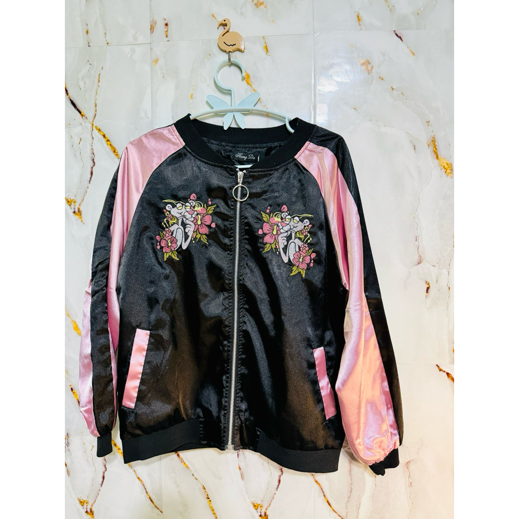 jaket semi satin