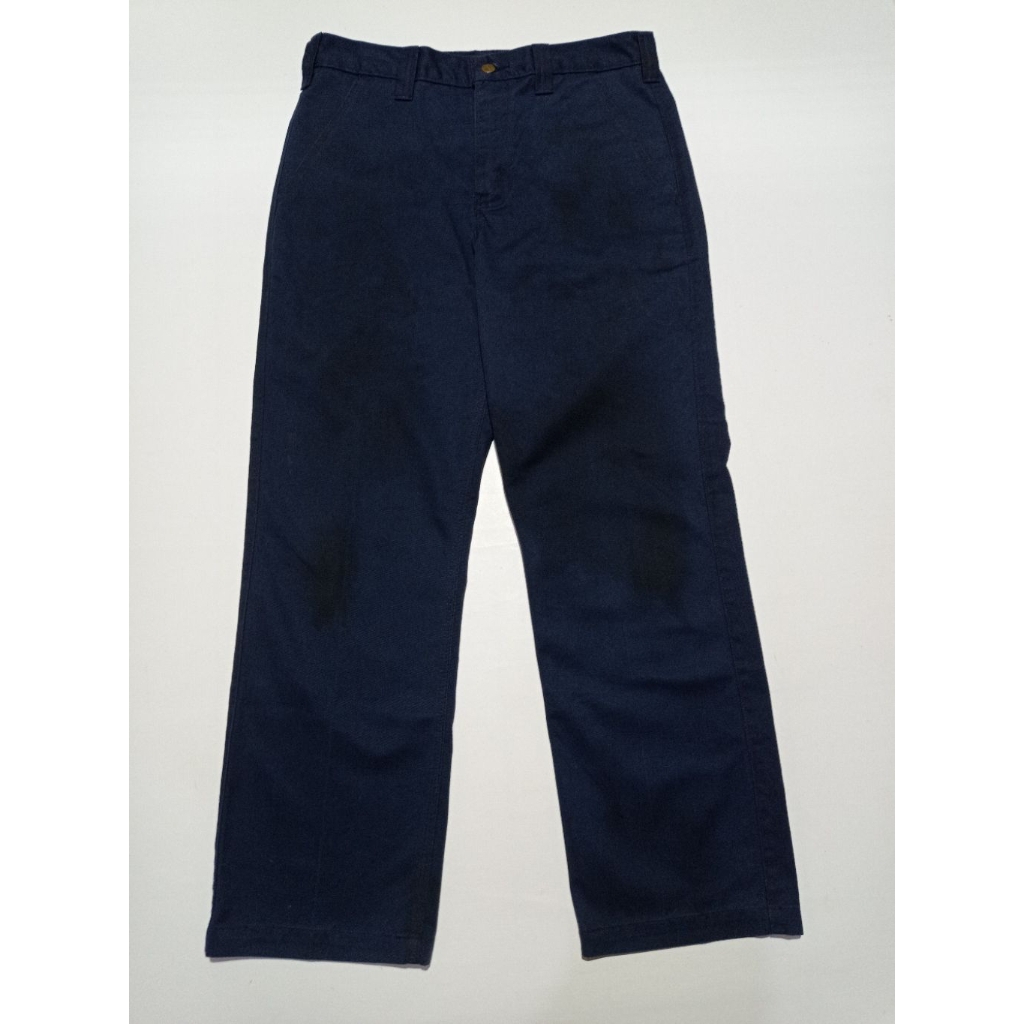 Celana Carhartt B290 Single Knee Blended Twill Pant Originals Warna Navy Size 32×30 Second Brand Car