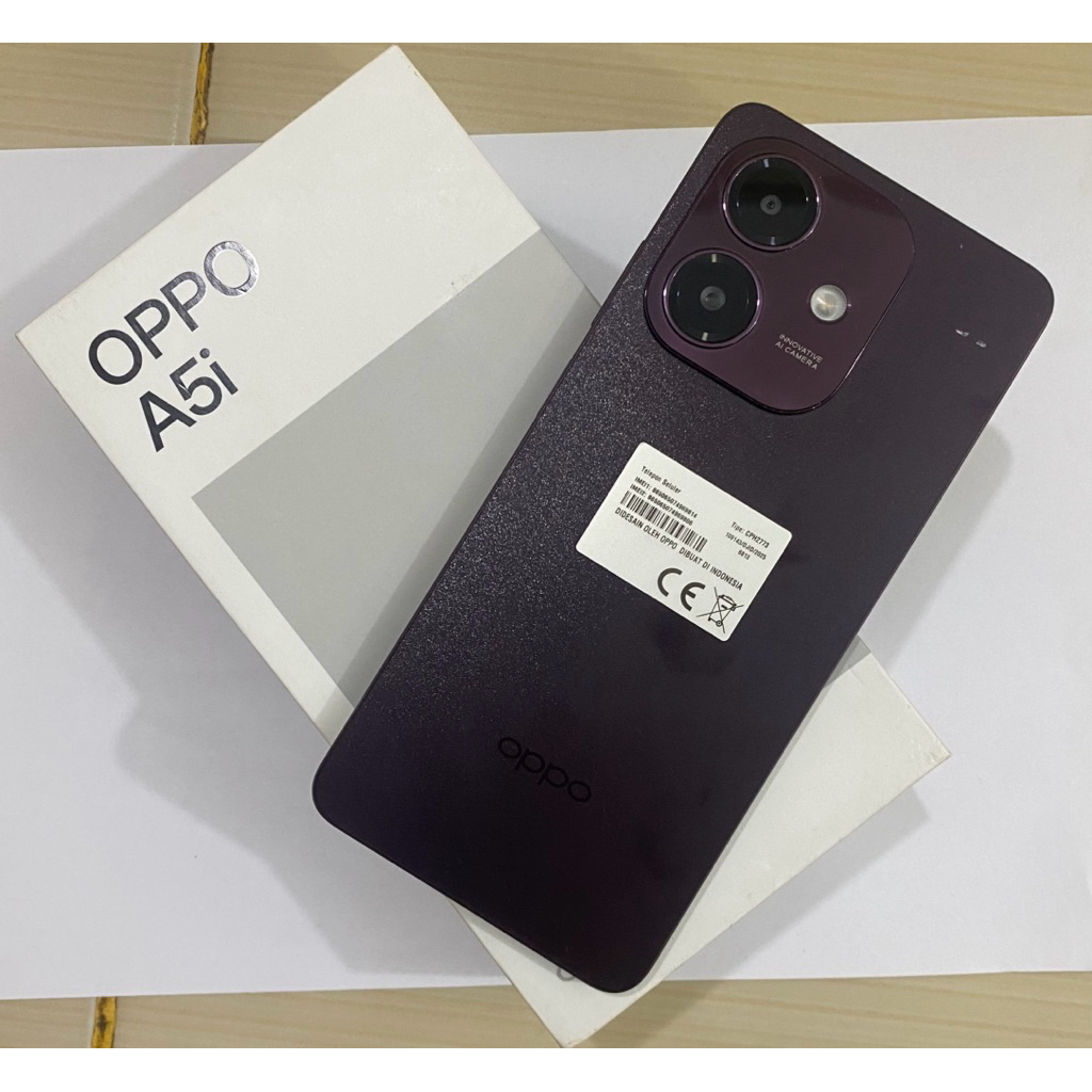 Second Smartphone Oppo A5i Garansi 1 Bulan