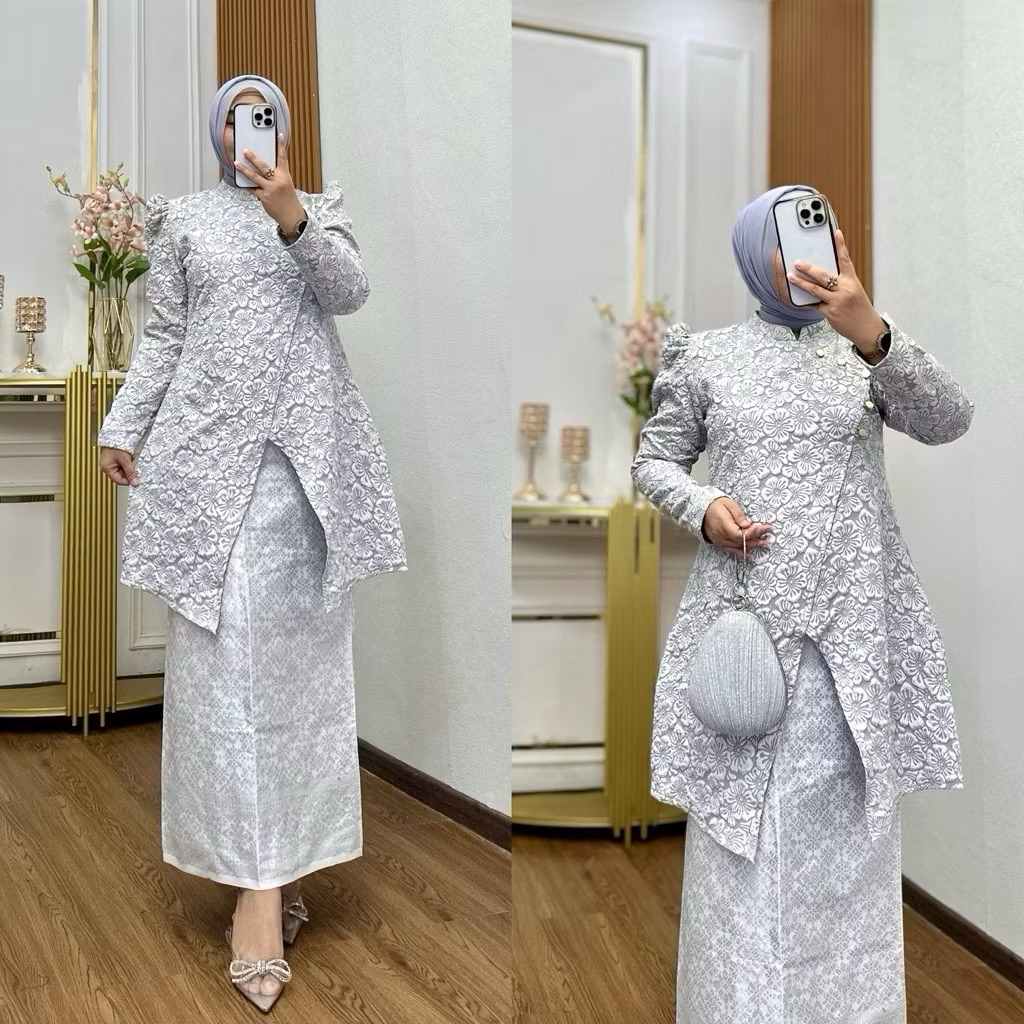 Kebaya Set Kebaya Janggan Modern/Kebaya Janggan/Tunik Janggan/Kebaya Janggan Modern