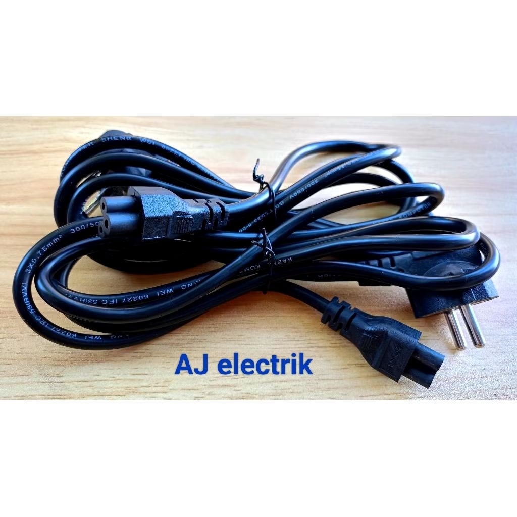 KABEL AC POWER LAPTOP/ Kabel AC Laptop. Kualitas Terbaik