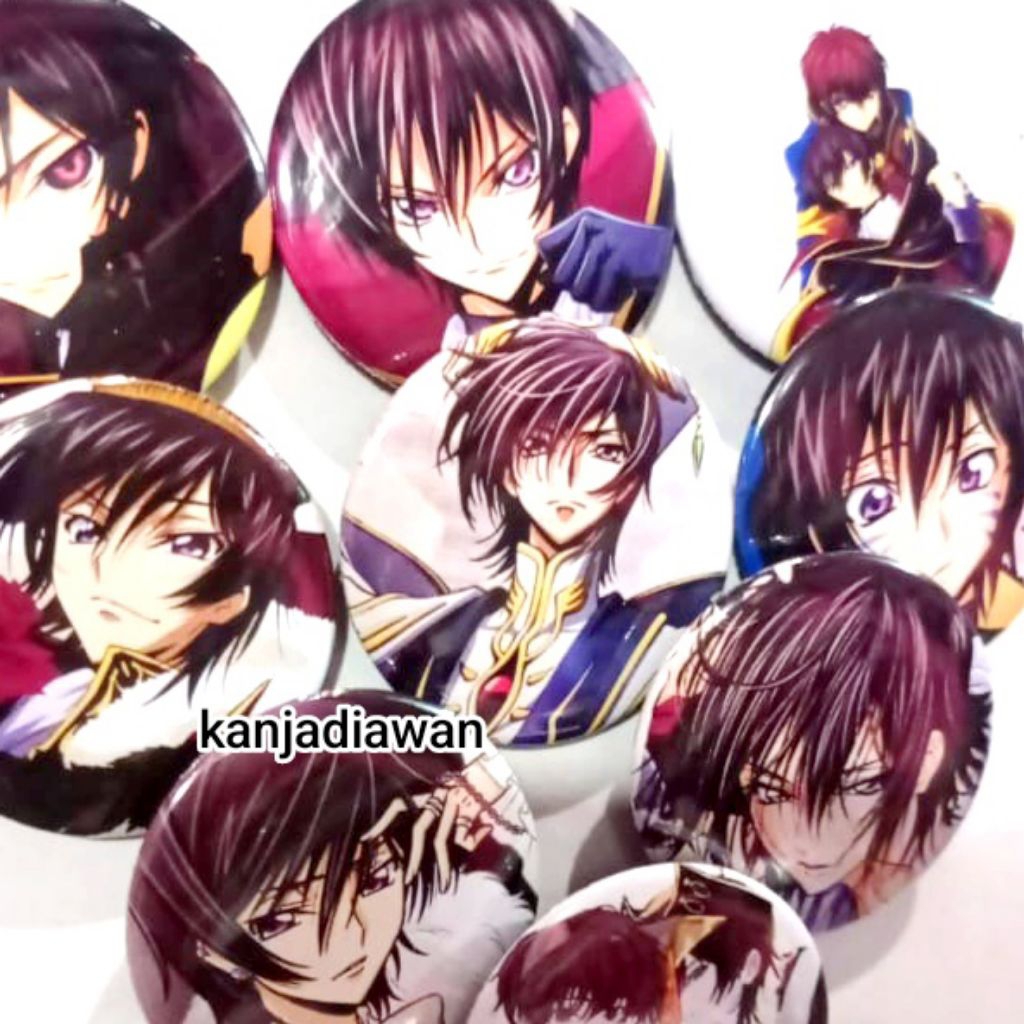 Pin Anime Code Geass Lelouch Vi Britannia 44mm Custom Anime Code Geass