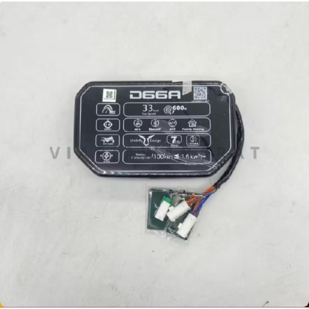 spedometer sepeda listrik uwinfly D66A original