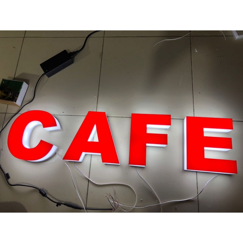 Huruf 3D Akrilik Led/Huruf Timbul Akrilik Led
