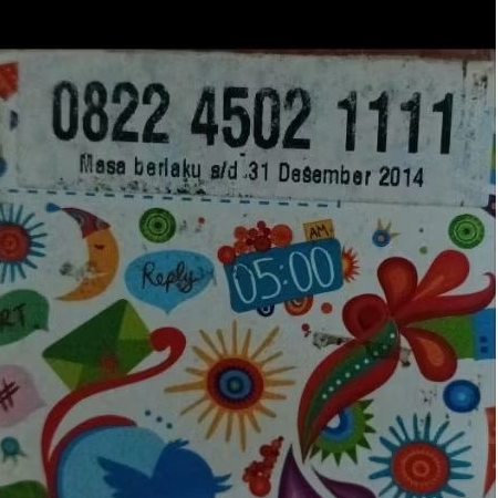 nomor cantik telkomsel simpati batik 1111