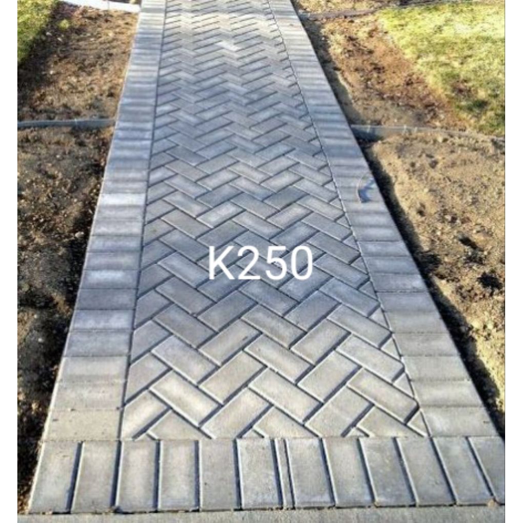 Paving block bata 10,5X21 tebal 6 cm harga per M2