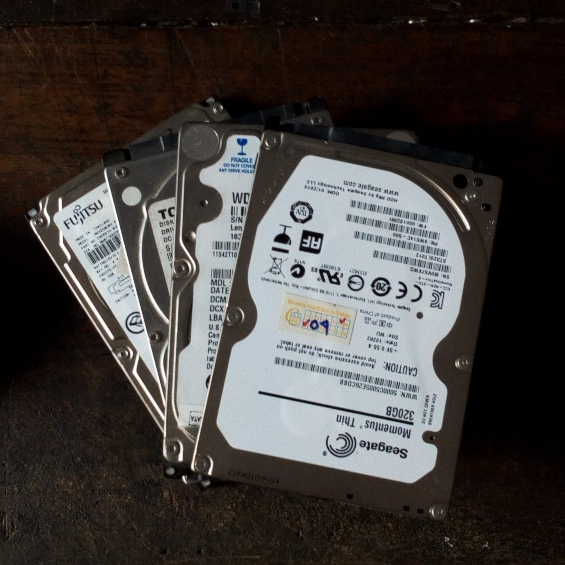 Aneka HDD Harddisk 2,5" Laptop Rusak