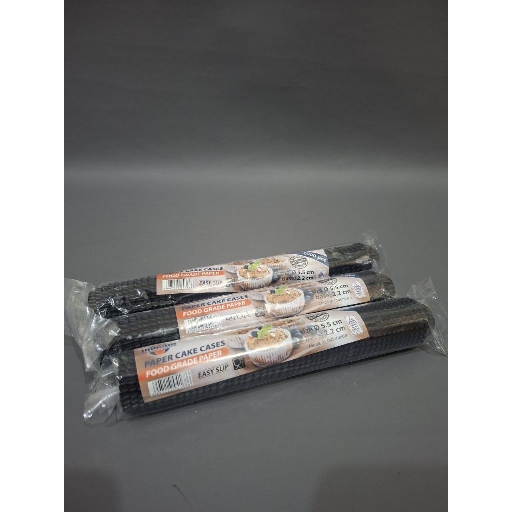 Cup Kue Hitam 5.5 cm Premium - Kertas Alas Bolu & Cupcake