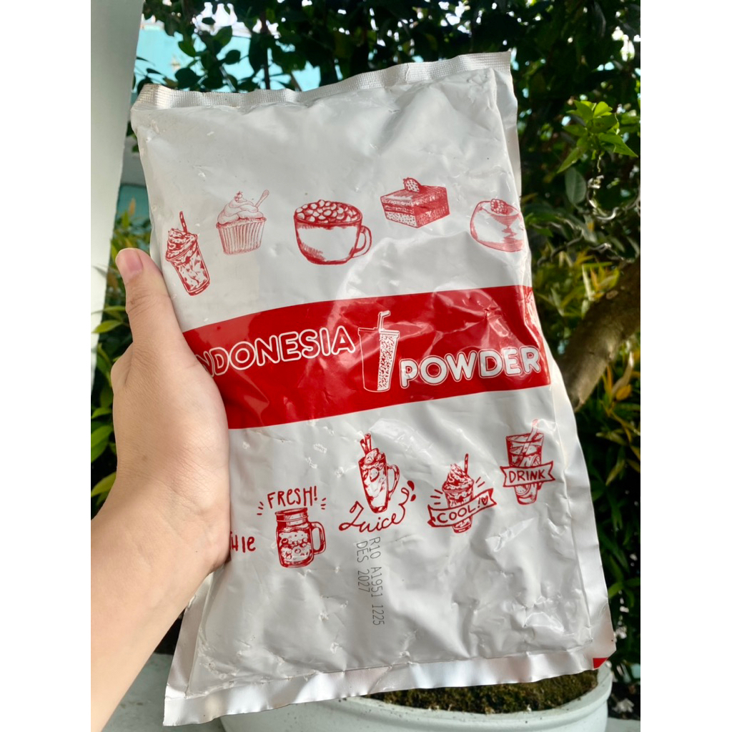 1 Kg Omura Bubuk Minuman Es Sticky Milk Premium Rasa Taro