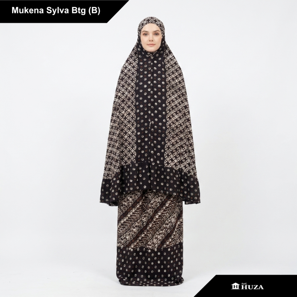 Batik Huza Mukena Dewasa Batik Mukena Sylva Btg (B)