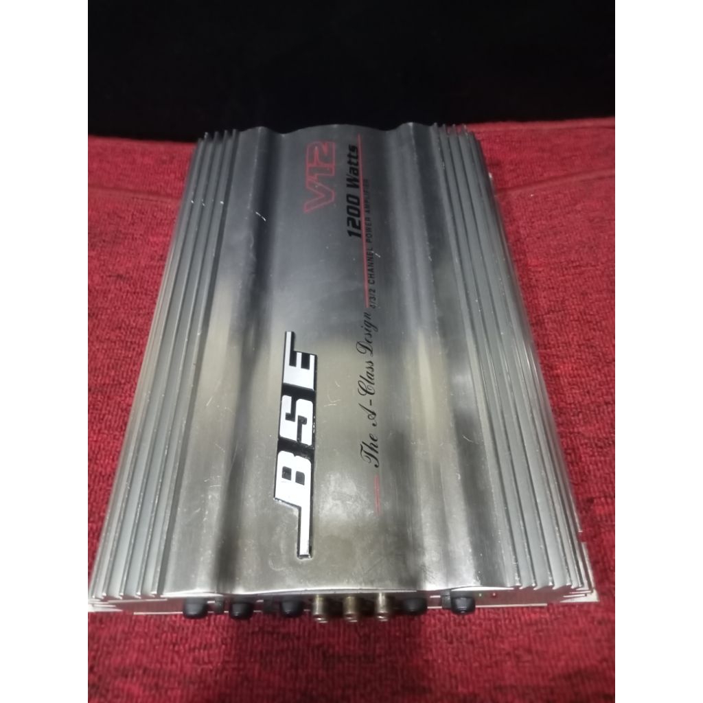 power amplifier BSE V12 4chanel 1200 watts