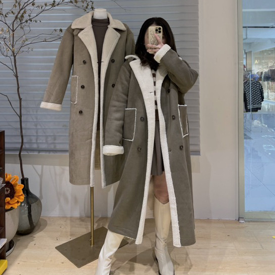 Filly Long Winter Coat / Wool Coat / Coat Wanita Inner Wool / Mantel Wanita Thermal / Coat Wool Wome