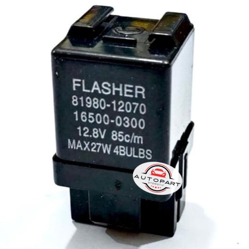 Flasher / Flaser Untuk Mobil Toyota Kijang Kapsul / Kijang LGX / Kijang 7K EFI - 12V (Kaki 3 | 3P)