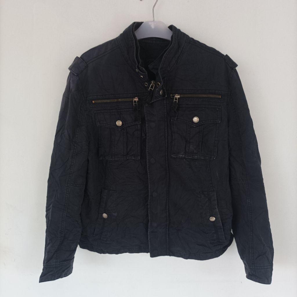JAKET DENIM PRIA ANDEW SIZE MJ020
