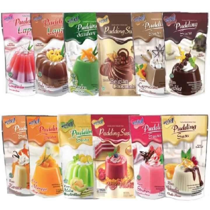 Nutrijell Pudding Susu All Variant - DUS ISI 36