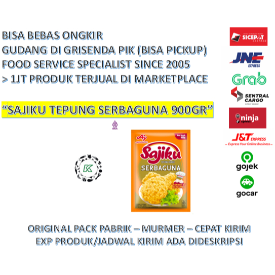 Tepung Bumbu Serbaguna Crispy Sajiku Ajinomoto 1kg an / 900gr kemasan HOREKA