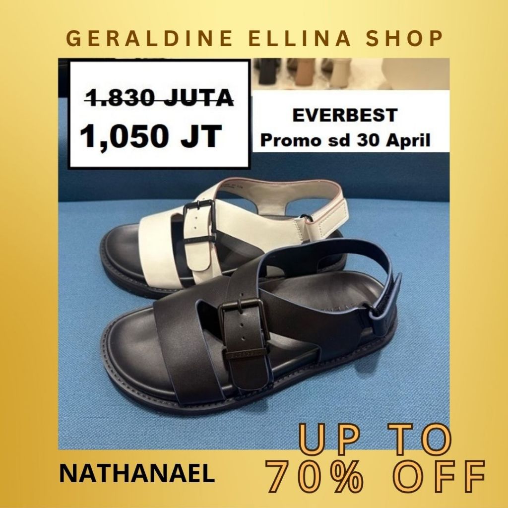Sandal sepatu pria original SALE Everbest seri NATHANAEL