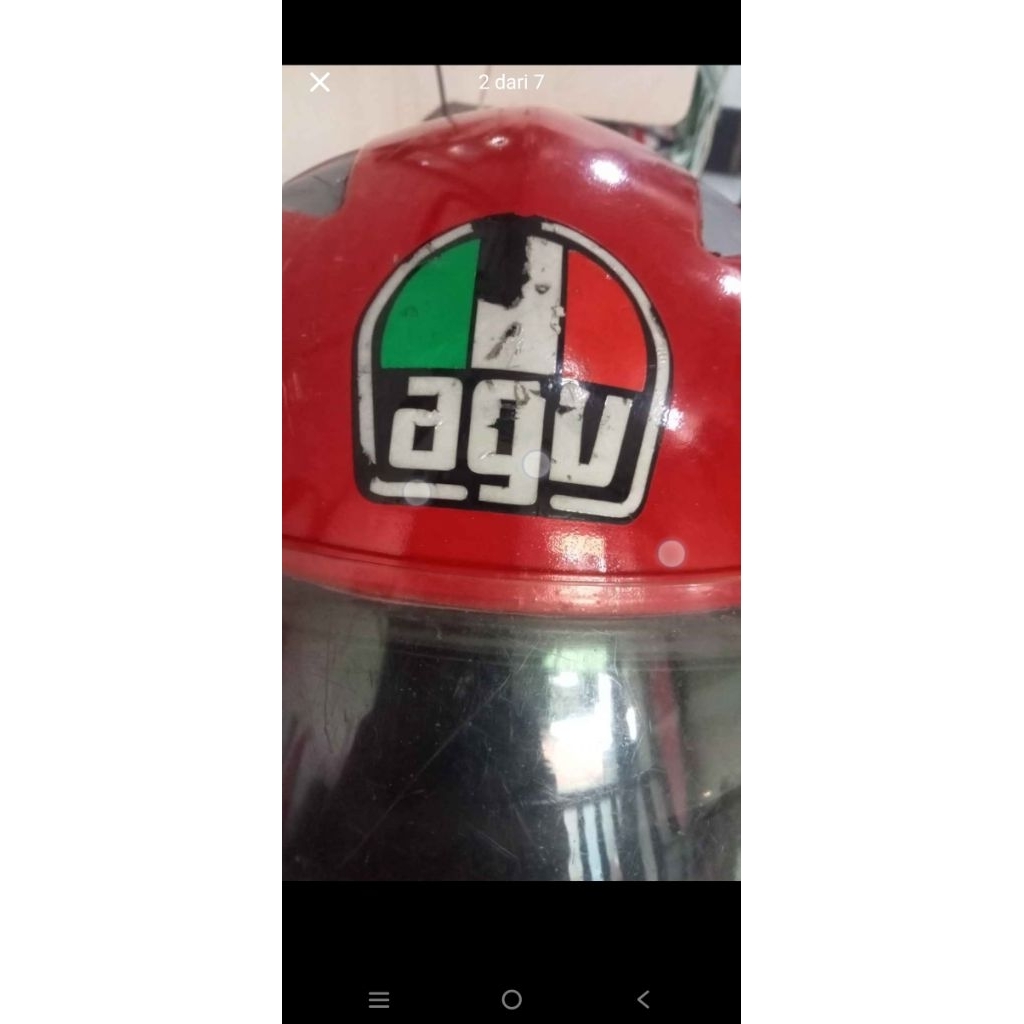 helm fullface agv