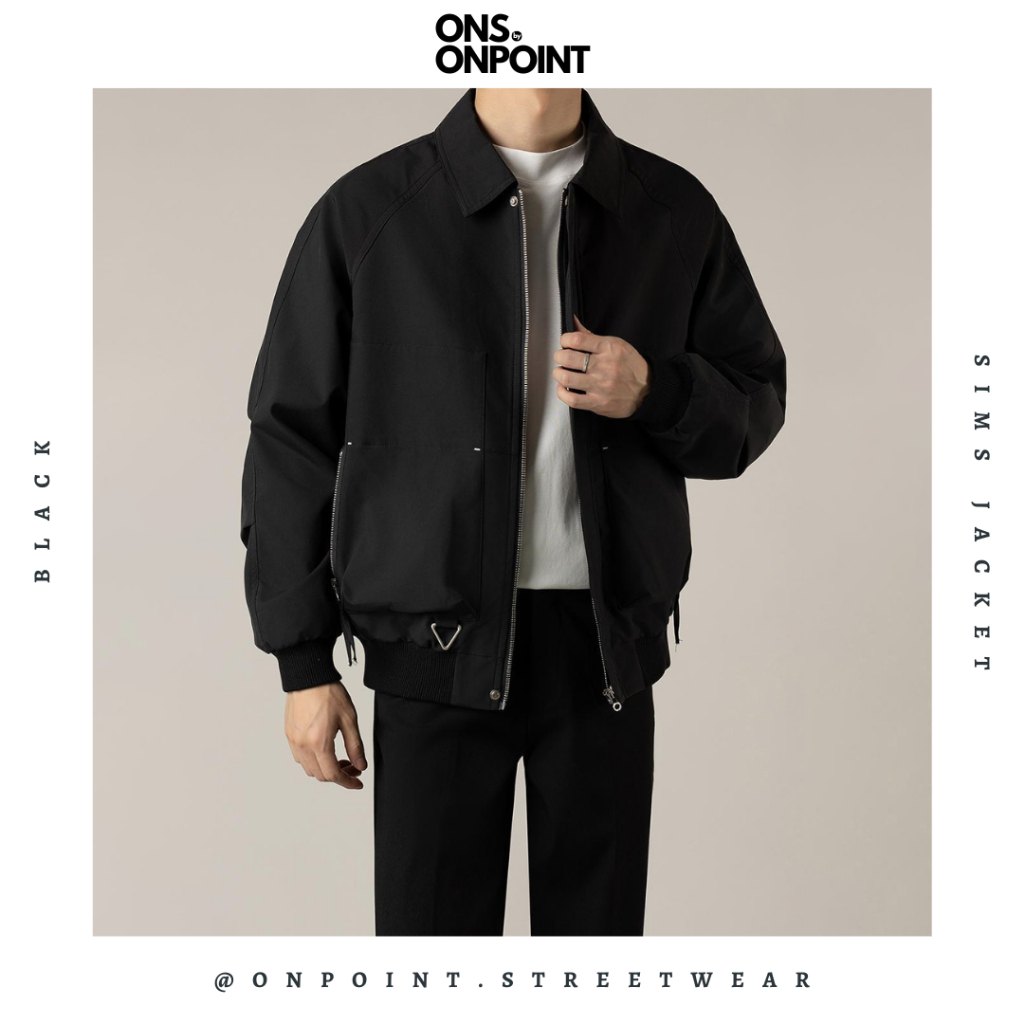 [ONS BY ONPOINT] Sims Jacket - jaket casual outer pria jaket unisex gaya korea streetwear